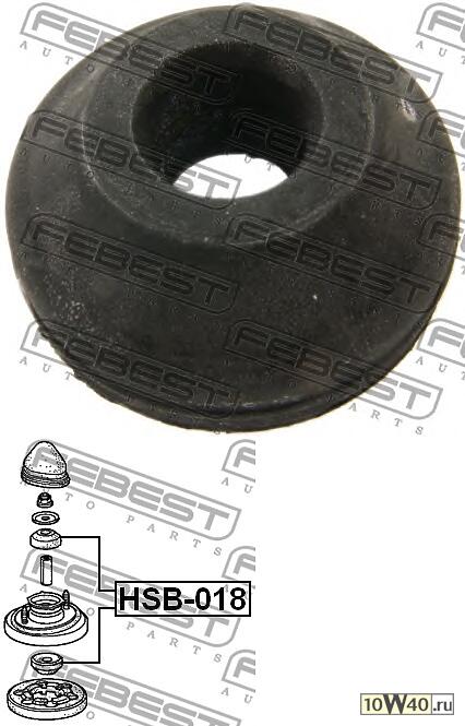 втулка заднего амортизатора (honda cr-v rd1 / rd2 1997-2001) febest