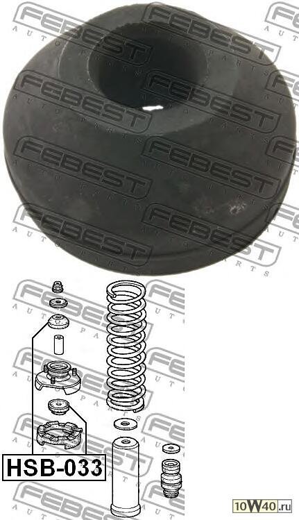 подушка опоры переднего амортизатора\ honda cr-v rd1 / rd2 1997-2001