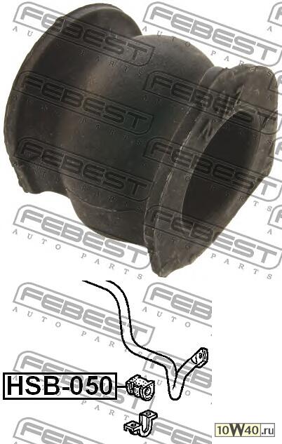 ВТУЛКА СТАБ ACU TL 99-03/HON ACCORD CF3/CF4/CF5/CL1/CL3 98-02 ПЕР