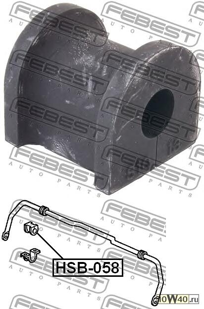 втулка стабилизатора заднего центральная d13\ honda cr-v rd1 / rd2 97>