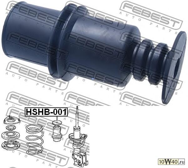 пыльник амортизатора d23 с отбойником (honda civic eu / ep / es 2001-2006) febest