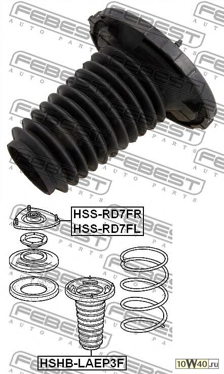 Пыльник Переднего Амортизатора (Honda Civic Eu/Ep/Es 2001-2006 Honda Integra Dc5 2001-2006)