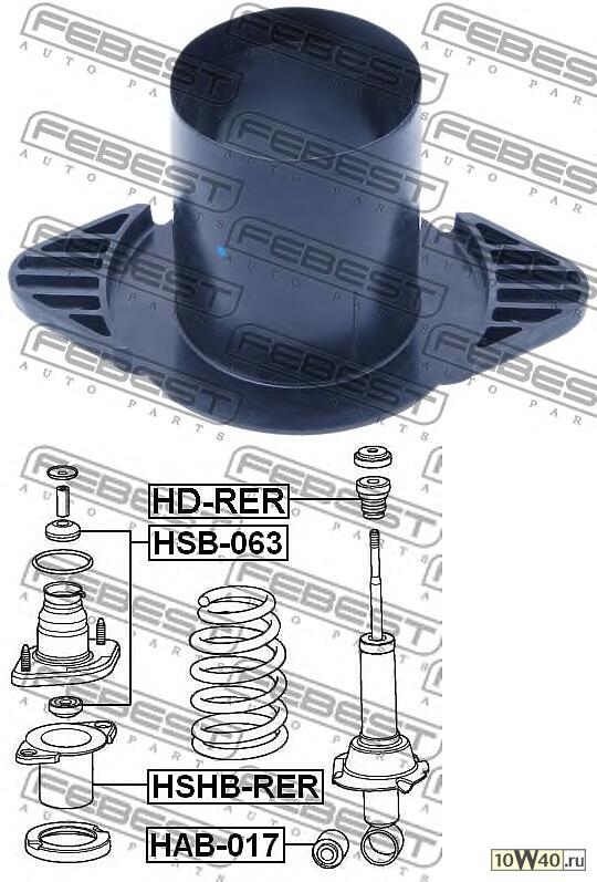 Пыльник амортизатора задний HONDA CR-V RE3/RE4 2007-2012 HSHB-RER