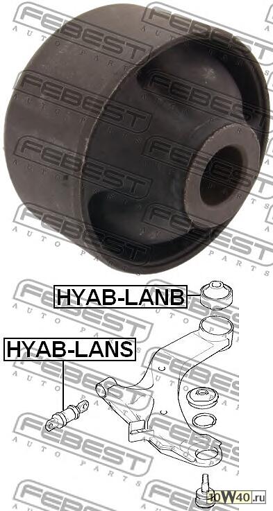сайленблок задний переднего рычага ( elantra / lantra (ca) 2000-2006) febest