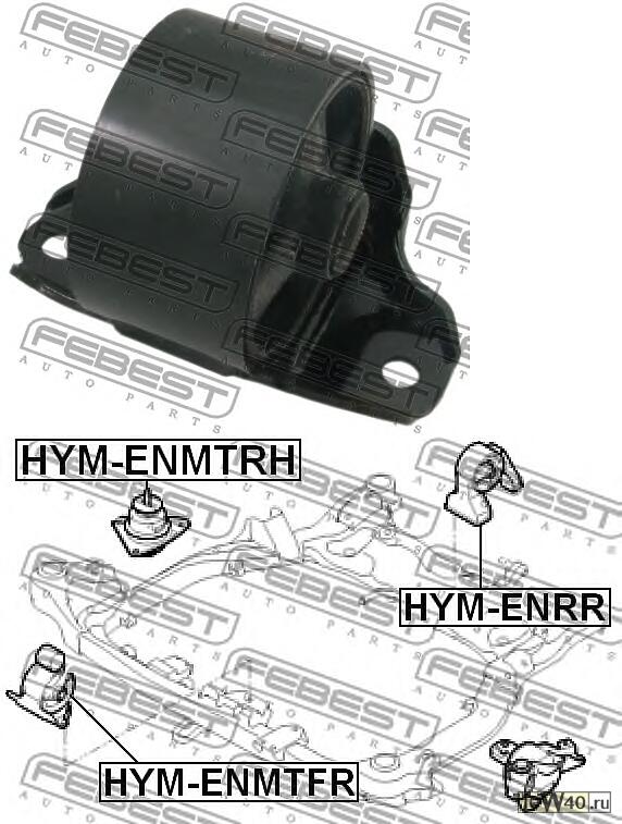 ПОДУШКА ДВИГАТЕЛЯ ПЕРЕДНЯЯ MT (KIA CEED 2006-)