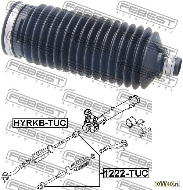 Пыльник рулевой рейки