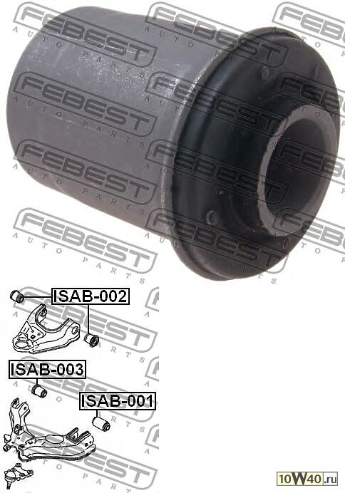 сайлентблок нижнего перед.рычага\ isuzu axiom up 02-04,great wall hover 05>