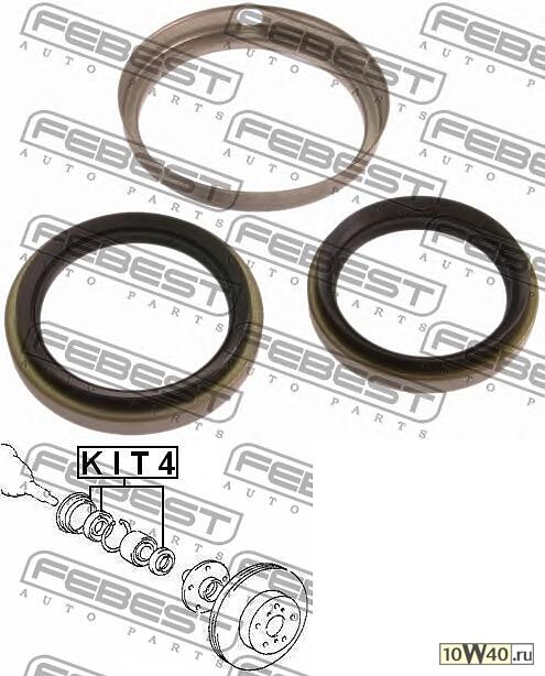 сальник ступичный ремкомплект 50.4x68.05x7.6x12.8 toyota corolla ae10 ce10 ee10 1991.06-2002.06 [