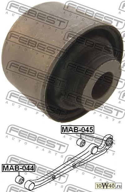 сайленблок заднего продольного рычага (mitsubishi pajero / montero sport challenger k94w / k99w 1996-200