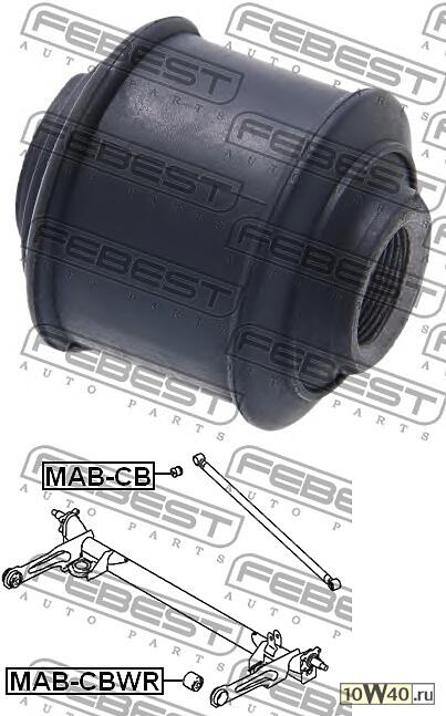 САЙЛЕНТБЛОК ЗАД ПОПЕРЕЧН ТЯГИ MIT LANCER/COLT C51A-C77A 88-95 [xc]