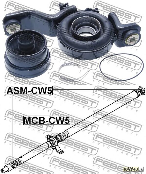 Опора карданного вала MITSUBISHI OUTLANDER/CITROEN C-CROSSER 06-