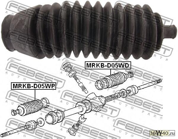 пыльник рулевой рейки правый mitsubishi galant sigma e10 1983.08-1999.08 [jpn]