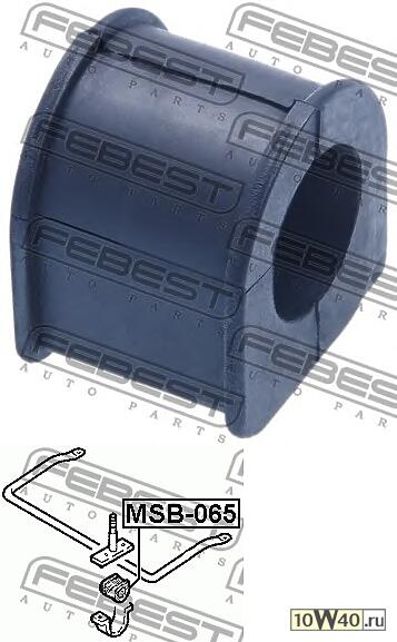 втулка переднего стабилизатора d31 mitsubishi canter fa / fb / fe