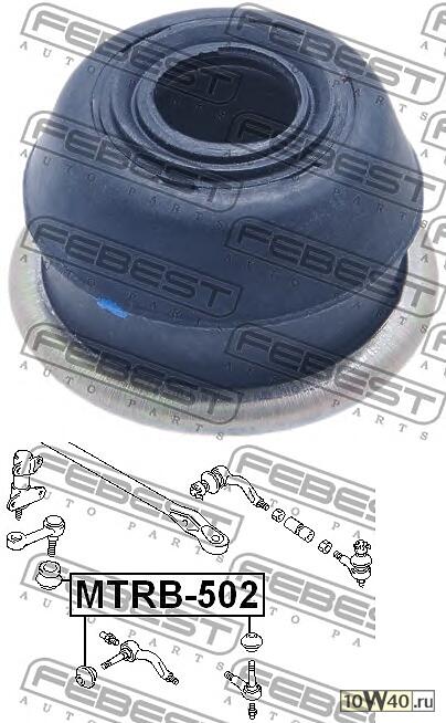 пыльник рулевого наконечника (15x32x27) (mitsubishi pajero II v14w-v55w 1991-2004) febest