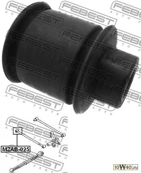 САЙЛЕНТБЛОК ЗАД ПОПЕРЕЧ ТЯГИ MAZ 626 GF 97-02