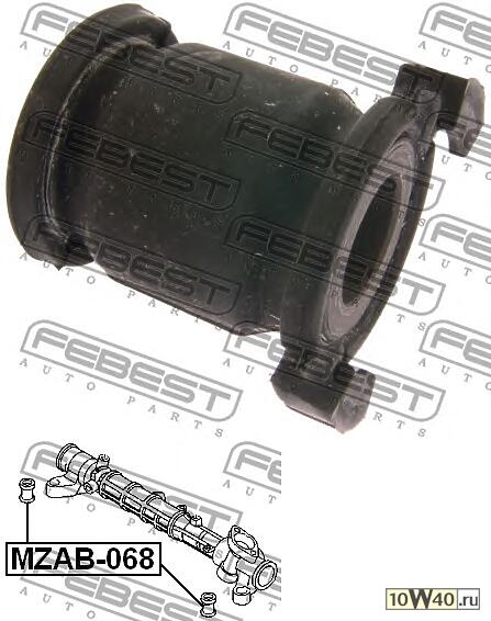 Код оригинала: BP4L32123, <BR>САЙЛЕНБЛОК РУЛЕВОЙ РЕЙКИ (MAZDA 3 BK 2003-2008)