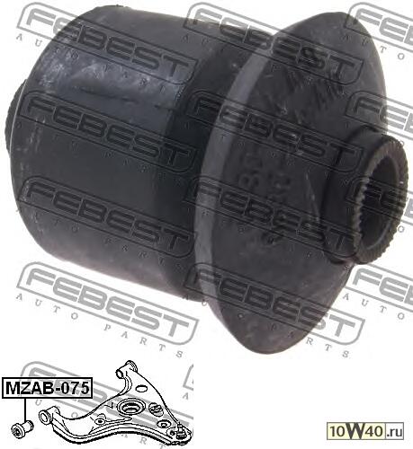 сайленблок передний переднего рычага (mazda 626 gc 1985-1988) febest