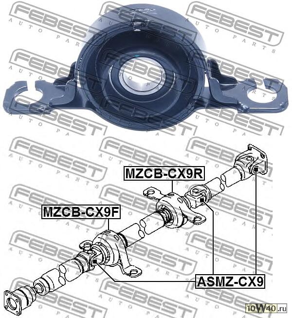 подшипник подвесной карданного вала mazda cx-9 tb 2007-2013