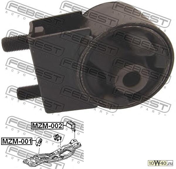 подушка двс передняя\ mazda 626 ge 1.8-2.5 91-97 / mx-6 2.0-2.5 91>