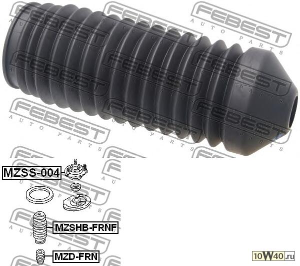 пыльник переднего амортизатора (mazda 323 ba 1994-1998) febest