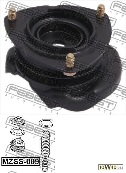 опора заднего амортизатора (mazda 626 gd 1988-1992) febest