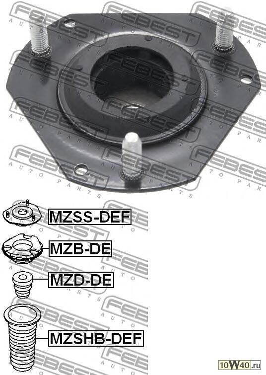 опора переднего амортизатора mazda 2 de 2007-