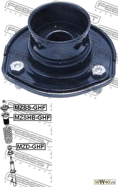 опора переднего амортизатора mazda 6 gh 2008-2013