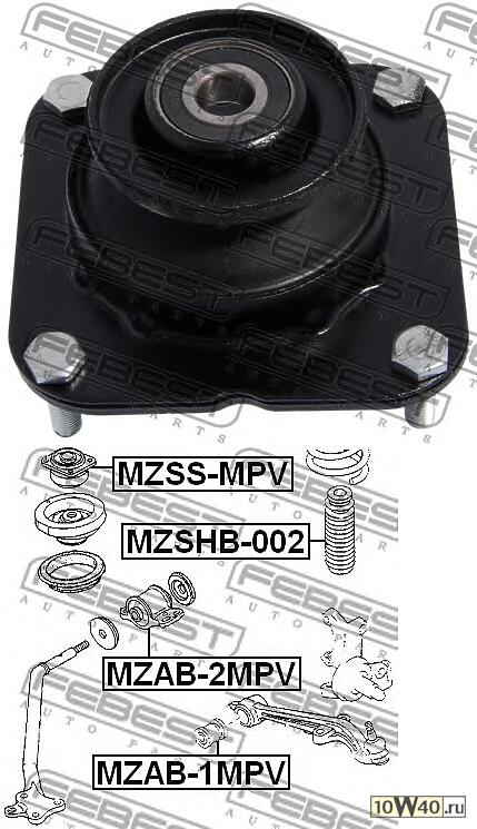ПОДУШКА АМОРТ ПЕР MAZ MPV lv 90-99