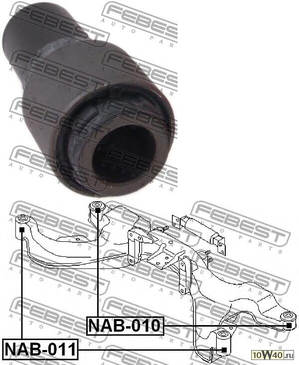 сайлентблок 011 переднийnab-011_сайлентблок 011 передний
