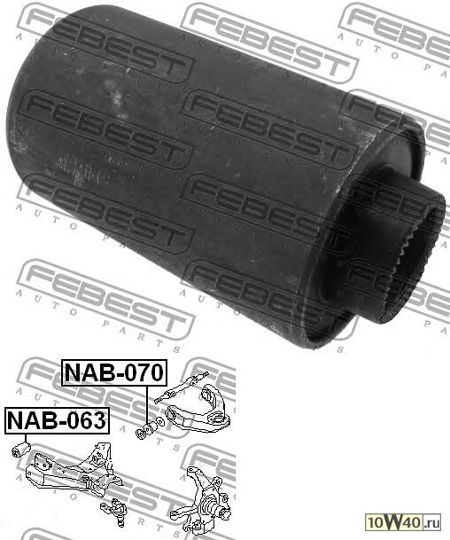 САЙЛЕНТБЛОК NIS TERRANO WD21/R20 ALL 87-/KING 85-