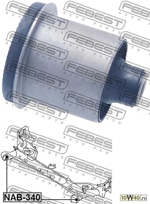 сайлентблок задней балки\ nissan juke f15 10>