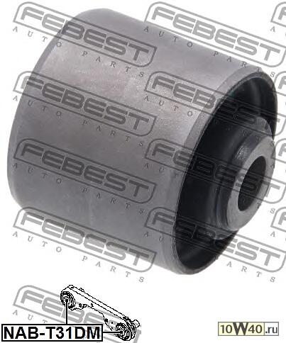 сайленблок подушки дифференциала nissan x-trail t31 2007-