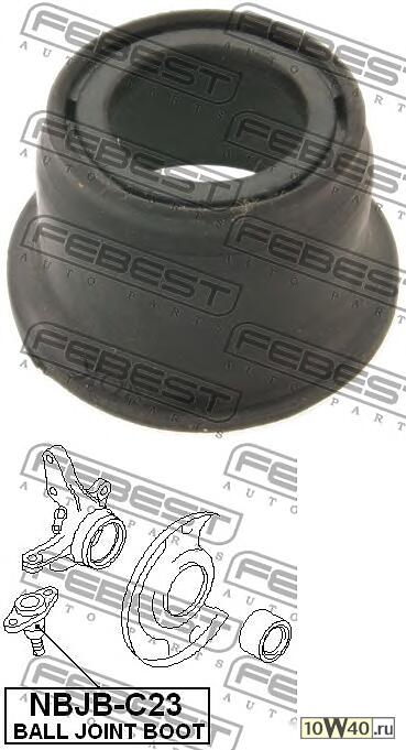 пыльник опоры шаровой пер. рычага nissan serena c23 1991.06-1999.06 [jp]