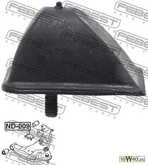 отбойник переднего амортизатора (nissan king cab d22 1998-) febest