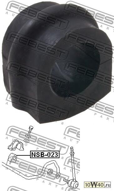 ВТУЛКА ПЕРЕДНЕГО СТАБИЛИЗАТОРА D25 (NISSAN R-NESSA N30 1997-2001)