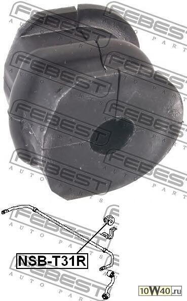 Втулка стабилизатора NISSAN X-TRAIL JPNMAKE T31 200­7.03-2014.04 NSB-T31R