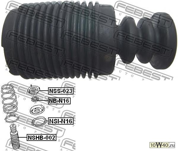 ПЫЛЬНИК ПЕРЕДНЕГО АМОРТИЗАТОРА (NISSAN ALMERA N16 (UKP) 2000-2006)