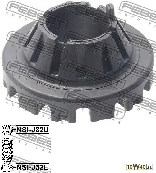 проставка пружины задней верхняя\ nissan teana 02 / 08>