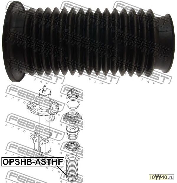 пыльник амортизатора переднего\ opel astra h 1.4 / 1.6 / 1.8 16v 04> / corsa d 1.0-1.4 06>