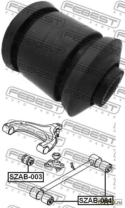 сайлентблок зад. рычага\ suzuki x-90 sz416 95> / vitara se4 89-95