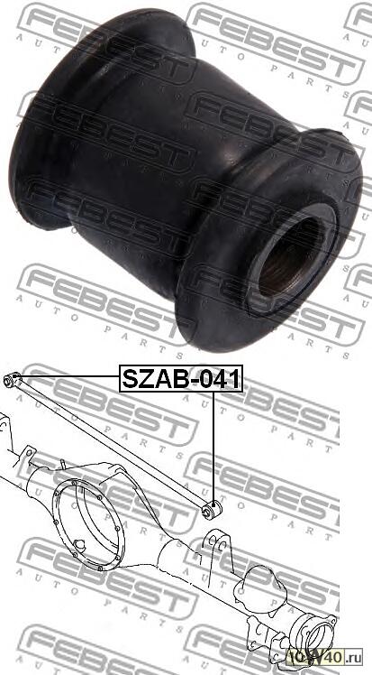 сайленблок задней поперечной тяги (suzuki grand vitara / grand escudo xl-7 ja627 2001-2006) febest