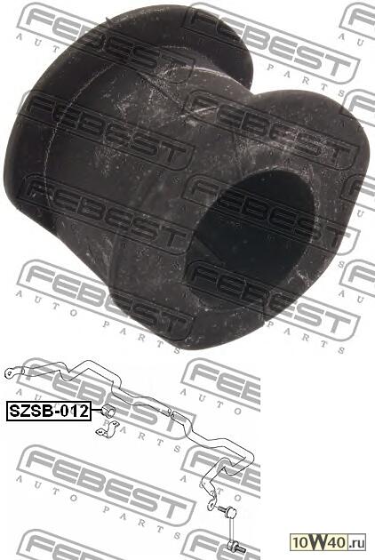 втулка переднего стабилизатора (suzuki aerio / liana rh423 2006-) febest