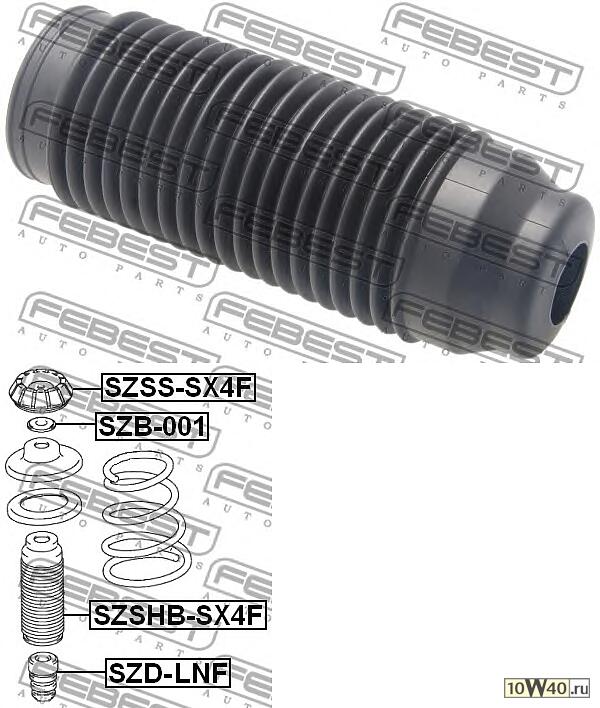 пыльник переднего амортизатора suzuki sx4 rw415 / rw416 / rw419 / rw420 2006-2013