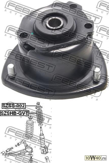 опора переднего амортизатора (suzuki grand vitara / escudo sq416 / sq420 / sq625 1998-2006) febest