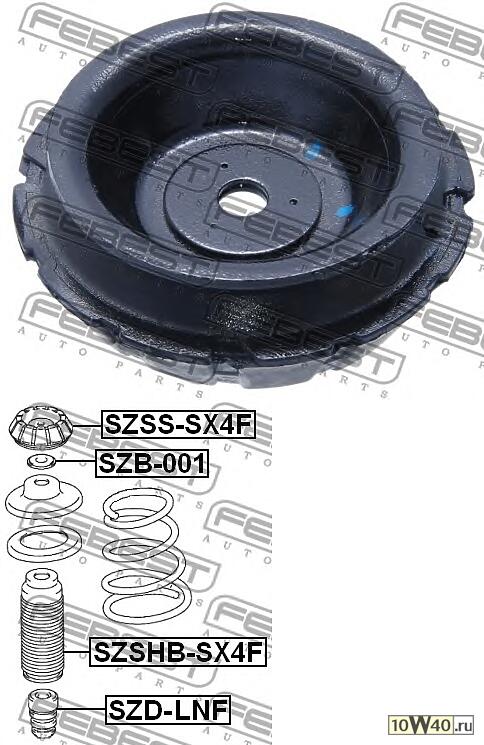 опора переднего аморт. (без подш.)suzuki sx4 rw415 / rw416 / rw419 / rw420 2006-