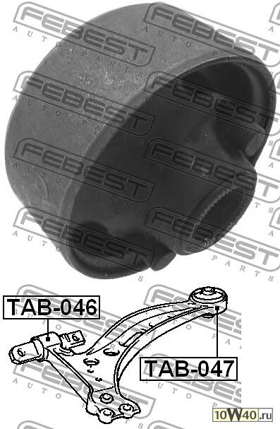 сайленблок задний переднего рычага (toyota camry sxv10 / mcv10 / vcv10 1991-1996) febest