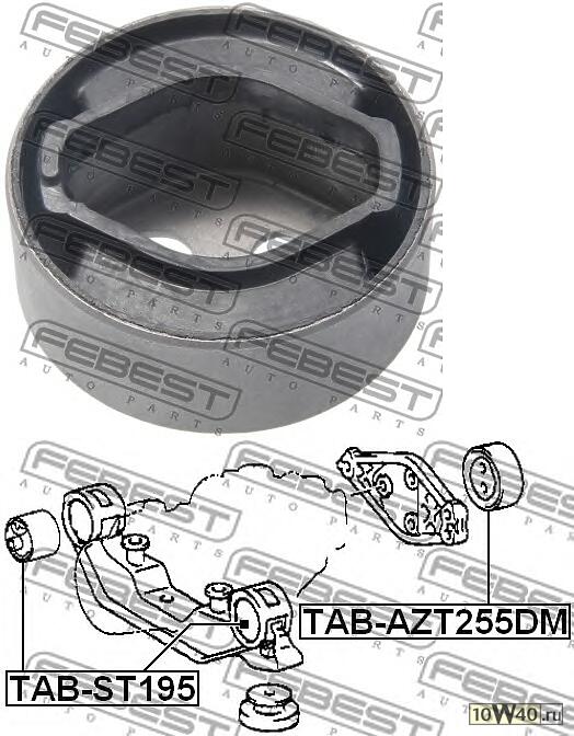 с-б.зад.дифф.ниж.toyota camry gracia mcv2,sxv2 1996.12-2001.09 [jp]