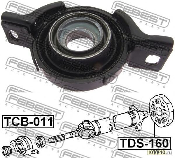 ПОДШИПНИК ПОДВЕСНОЙ КАРДАННОГО ВАЛА (TOYOTA CROWN/CROWN MAJESTA UZS17#/GS171/JKS175/JZS17# 1999-2004) FEBEST