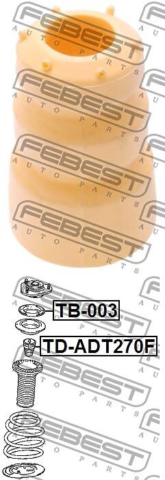 Отбойник переднего амортизатора (toyota avensis adt27#/zrt27# 2008-)