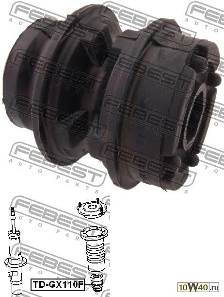 отбойник переднего амортизатора (toyota crown / crown majesta uzs17 / gs171 / jks175 / jzs17 1999-2004) fe